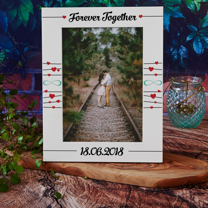 Together - Bilderrahmen mit Aufdruck